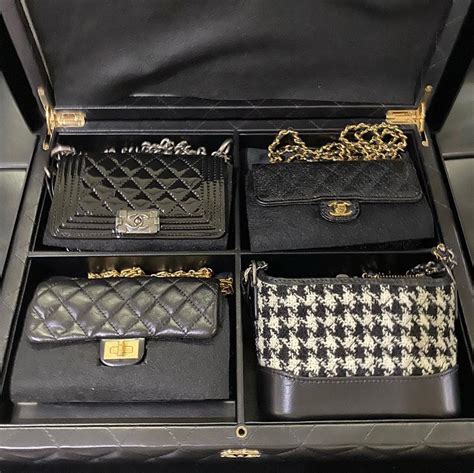 chanel mini bag set price